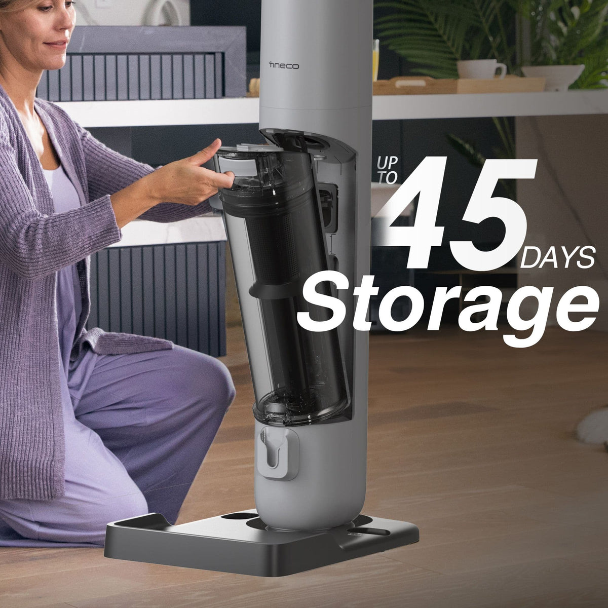 Tineco - GO Station Cordless Stick Vac AutoEmpty - Gray
