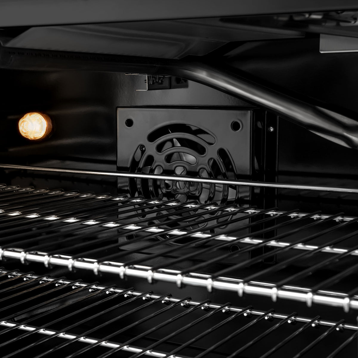 ZLINE - Autograph 48 in. 6.7 cu. ft. Marino Freestanding Gas Range with DuoPro Cooktop in Black Steel and Bronze Accents - Black Stainless Steel