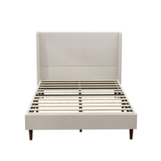Upholstered Bed & High Headboard Design