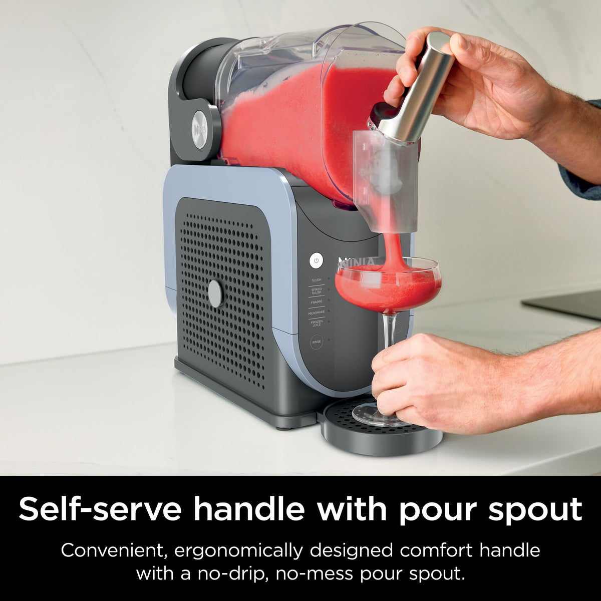 Ninja - SLUSHi Professional Frozen Drink Maker 88 oz - Margarita