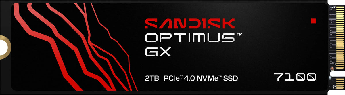 SANDISK - 2TB Optimus GX 7100 PCIe 4.0 x4 M.2 2280 NVMe SSD
