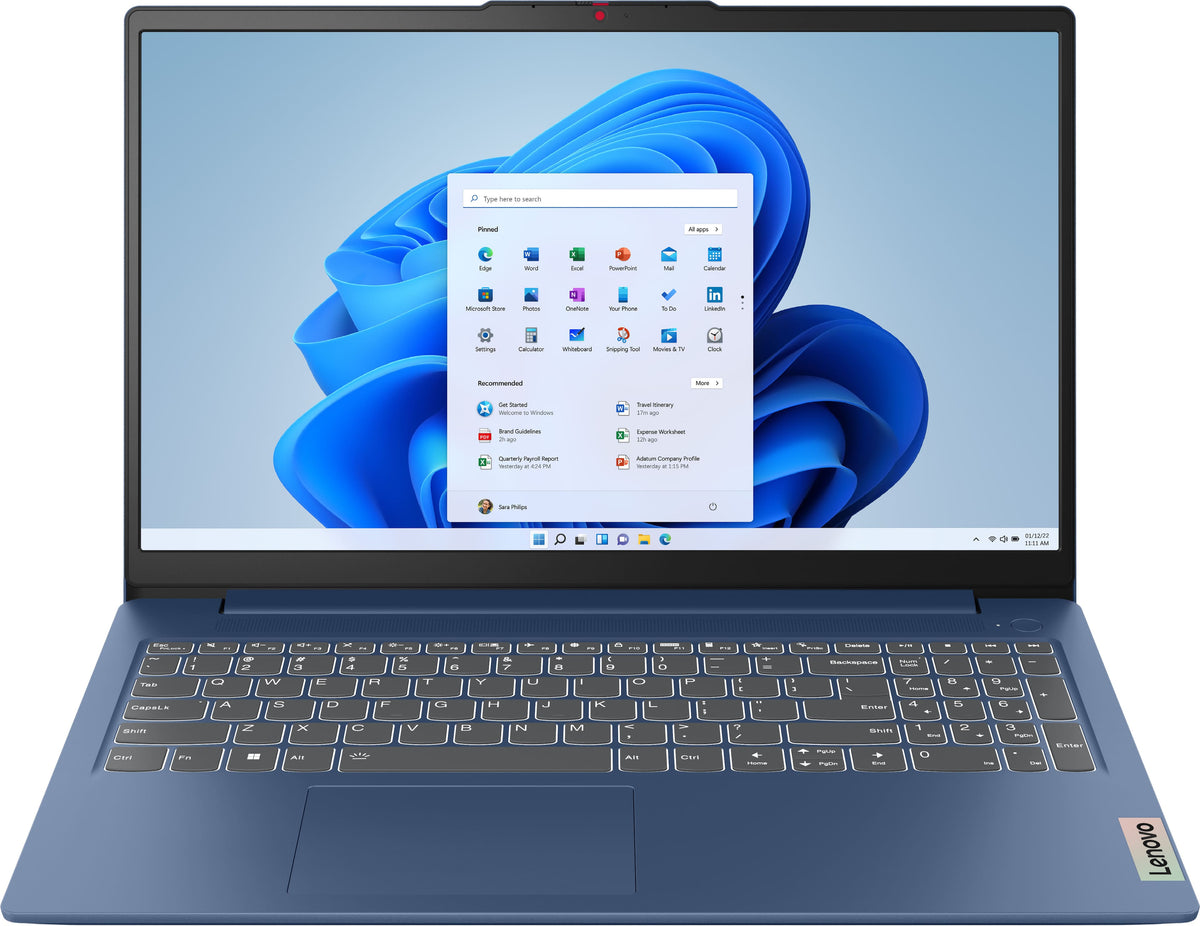 Lenovo - IdeaPad Slim 3 15.6" Full HD Laptop - AMD Ryzen 5 40 2025 - 8GB Memory- 512GB SSD - Abyss Blue