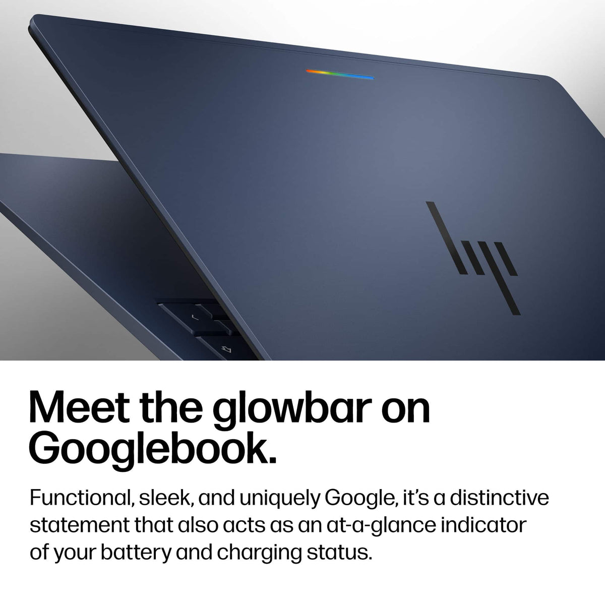 HP - 14" 3K OLED Touchscreen Googlebook - Snapdragon X Elite - 16GB Memory - 512GB SSD - Atmospheric Blue