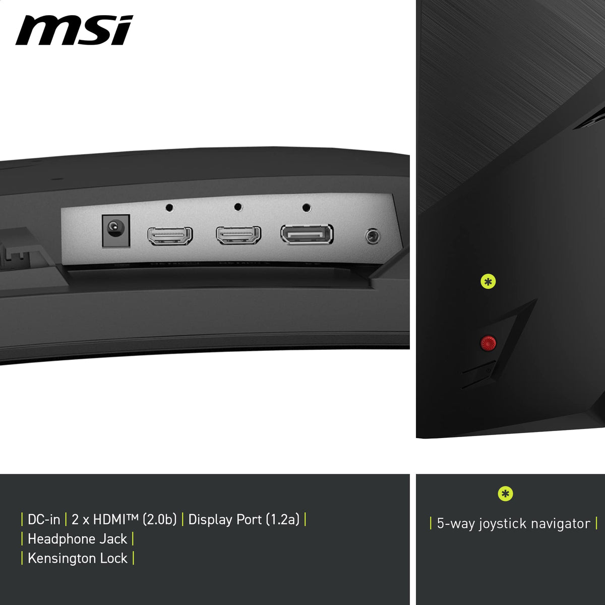 MSI - MAG 274CXF X24 27" Curved LCD FHD 240Hz 0.5ms Adaptive Sync Gaming Monitor with HDR ready (DisplayPort,HDMI) - Metallic Black