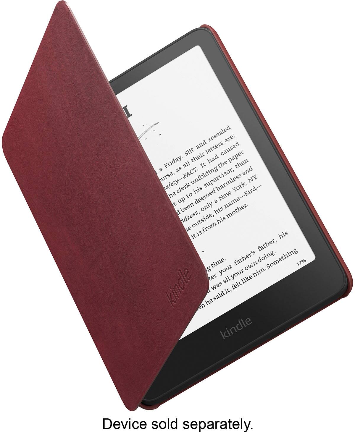 Amazon - Kindle Paperwhite/Colorsoft Case, Premium Leather, Foldable Lightweight Cover - Ruby