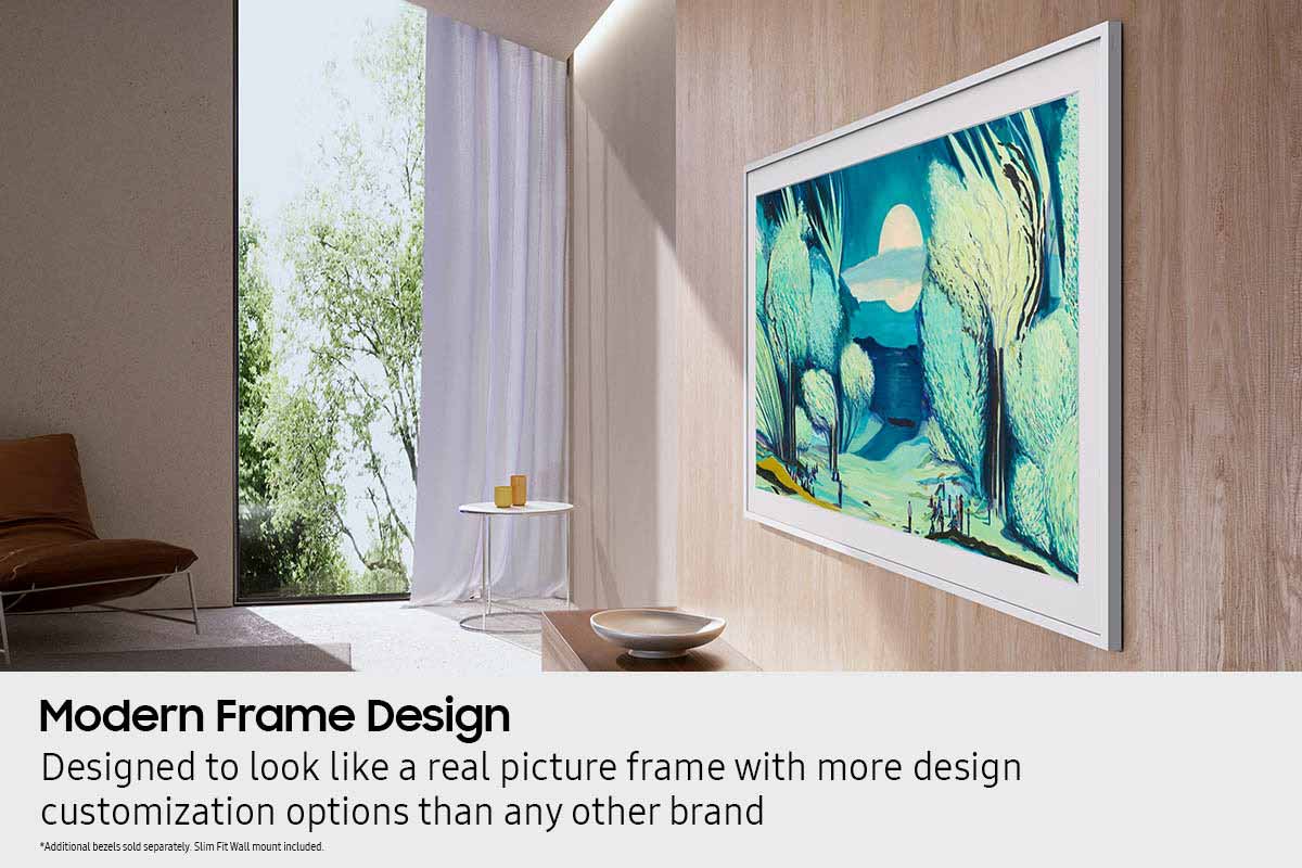 Samsung - 50” Class LS03FA The Frame Series QLED 4K UHD Art Mode SamsungVision AI Smart TV w/ Wall Mount (2025)
