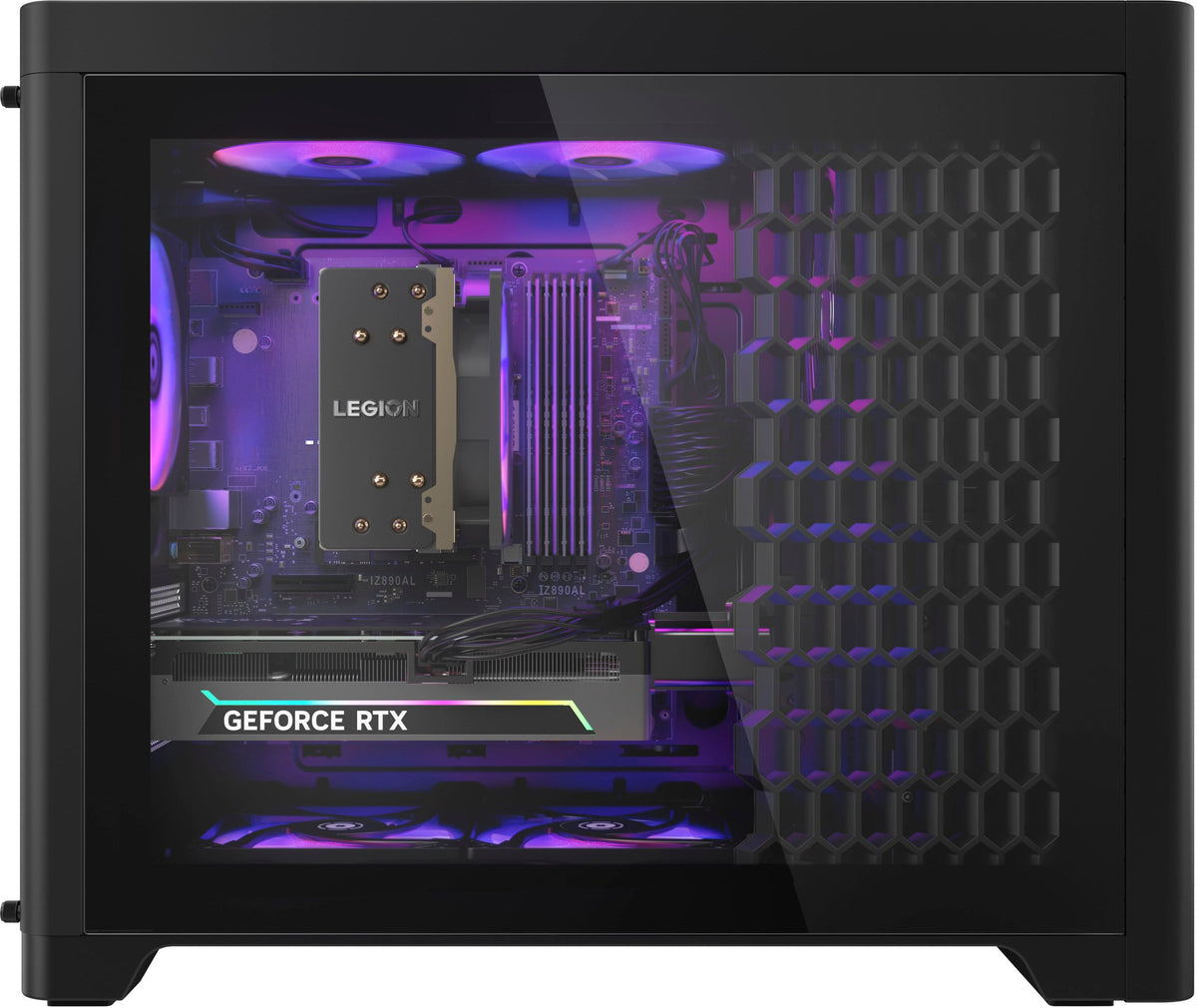 Lenovo - Legion Tower 5 Gaming Desktop - AMD Ryzen 7 7800X3D - 32GB Memory - NVIDIA GeForce RTX 5070 - 1TB SSD - Eclipse Black