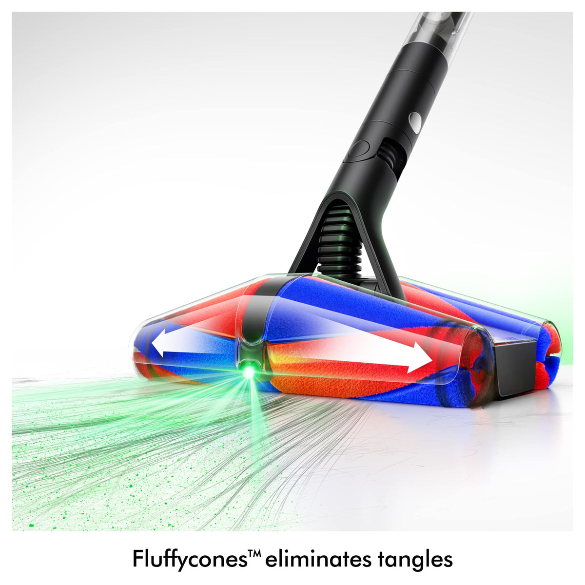 Dyson - PencilVac Fluffycones Cordless Vacuum - Black/Black