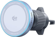 UGREEN - Qi2 25W MagSafe Car Mount Charger, Magnetic Wireless Car Charger for iPhone 17-12 Series (Cable Included, No AC Adapter) - Blue