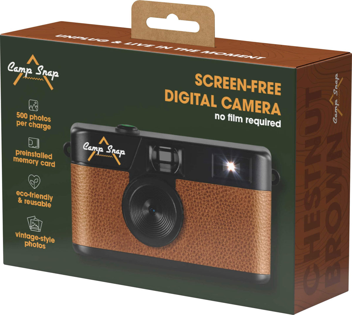 Camp Snap - Screen Free Digital Camera - Brown