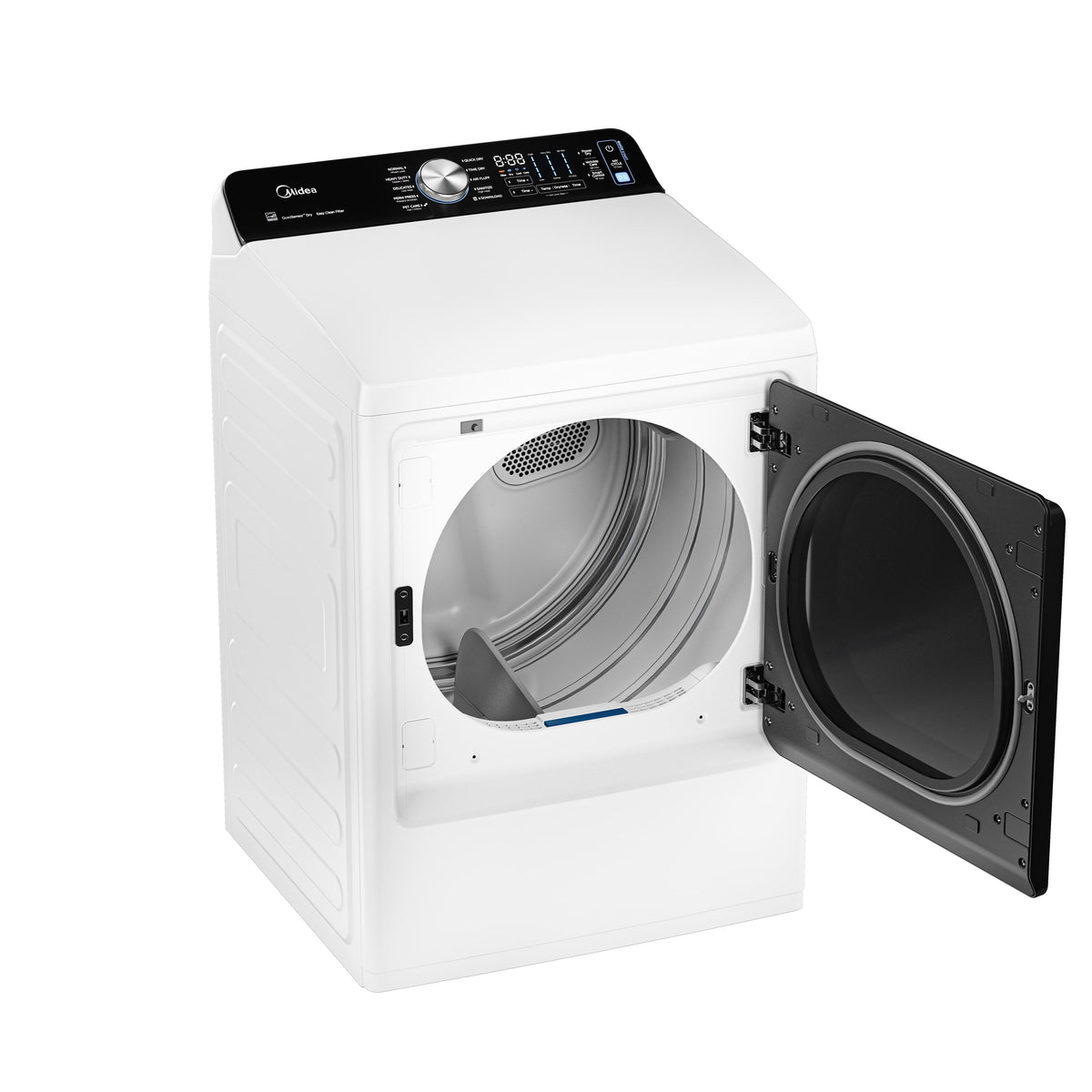 Midea - 7.4 Cu. Ft. Extra-Large Capacity Gas Dryer with QuadSensor Dry - White