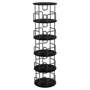Rotating Bookshelf Tower 5 Tier Spinning 360 Degree Revolving Storage Shelf