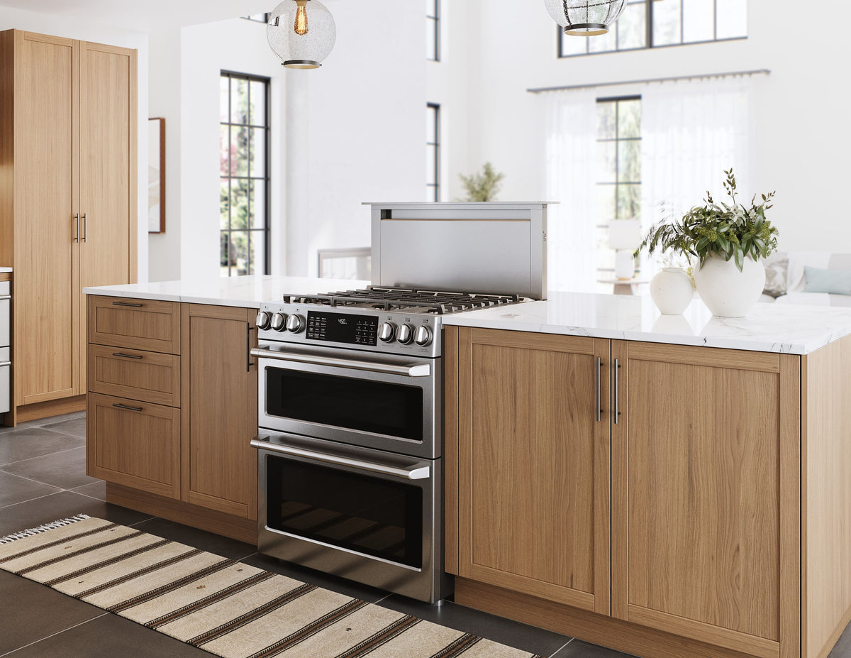 Zephyr - 30 inches - Convertible - Downdraft Range Hood - Stainless Steel