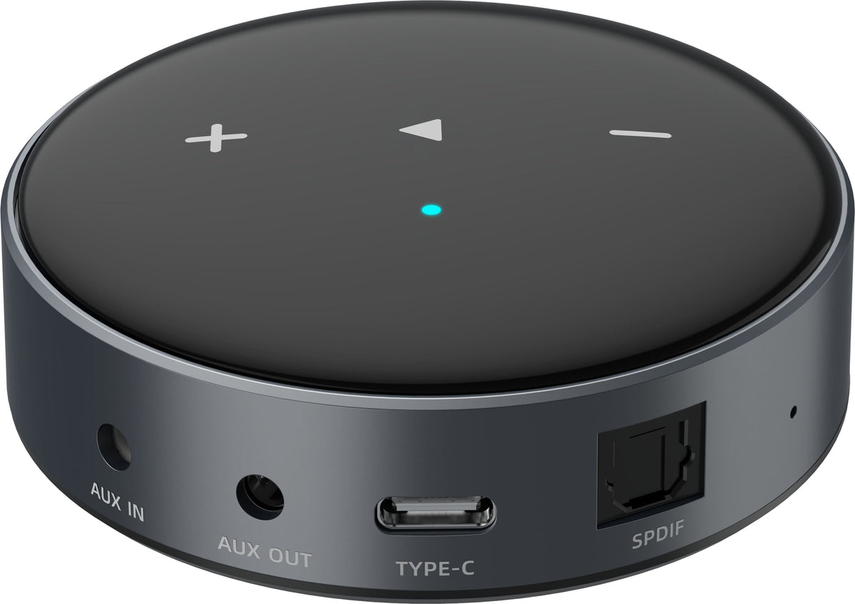 WiiM - Mini Wireless Audio Streamer with Hi-Res Audio and Multi-Room Stereo - Black