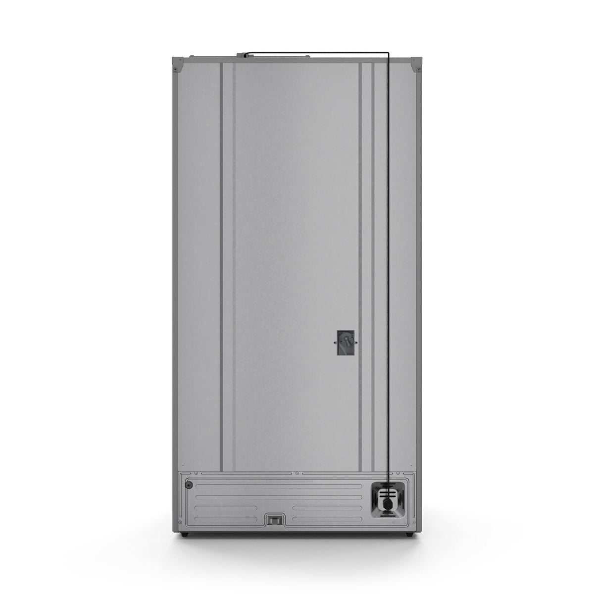 36 in. Wide Gordon Ramsay Series by Thor Kitchen 20.3 Cu. Ft. Counter Depth Refrigerator with Black Hardware - Stainless Steel