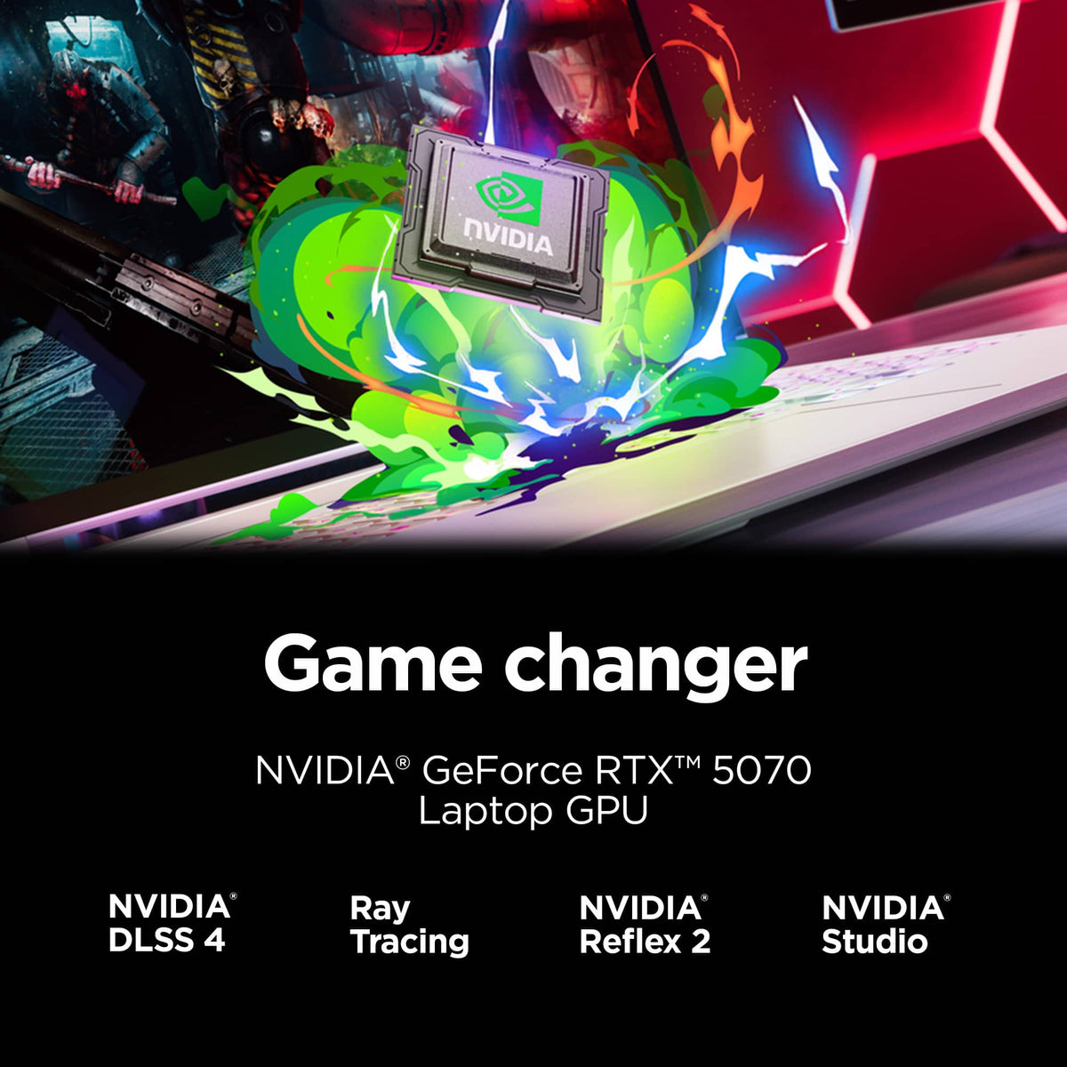 Lenovo - Legion 7a 16" 2.5K 240Hz OLED Gaming Laptop - AMD Ryzen AI 9 HX 470 2026 - 32GB RAM - NVIDIA GeForce RTX 5070 - 1TB SSD - Glacier White