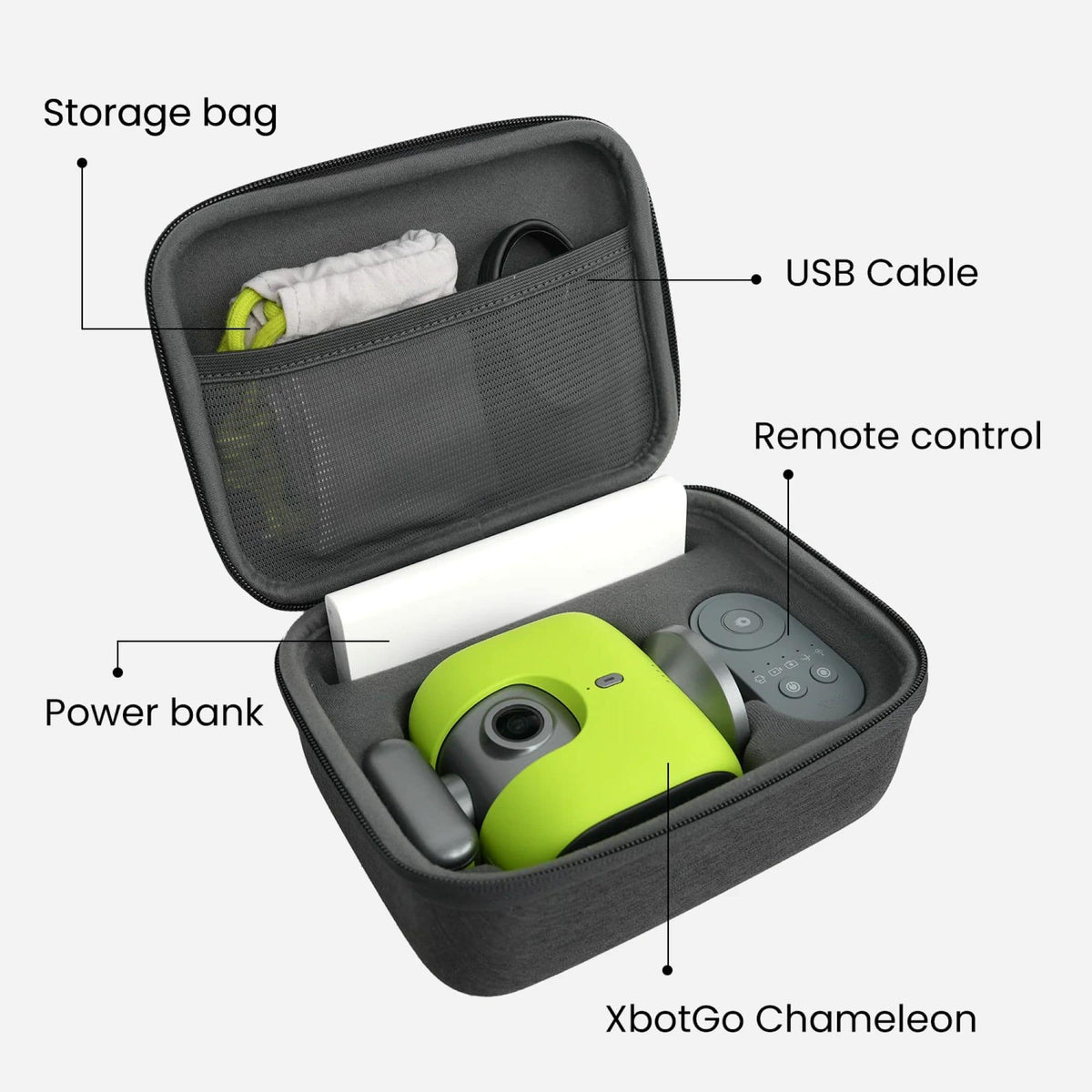 Chameleon Camera Case for XbotGo - Gray