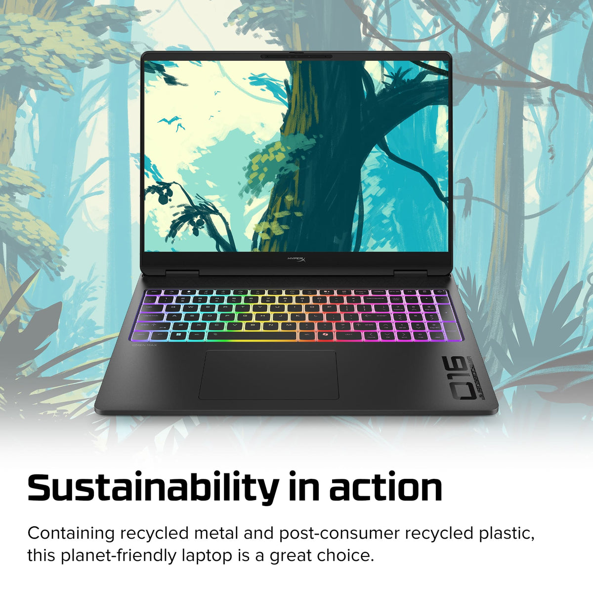HyperX - OMEN MAX 16" 2K OLED Gaming Laptop - Intel Core Ultra 9 290HX 2026 - 32GB Memory - NVIDIA GeForce RTX 5070 Ti - 1TB SSD - Shadow Black