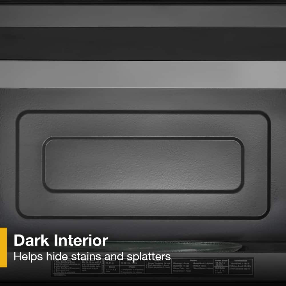 Whirlpool - 1.7 Cu. Ft. Over-the-Range Microwave with 1000-Watts Cooking Power - Stainless Steel