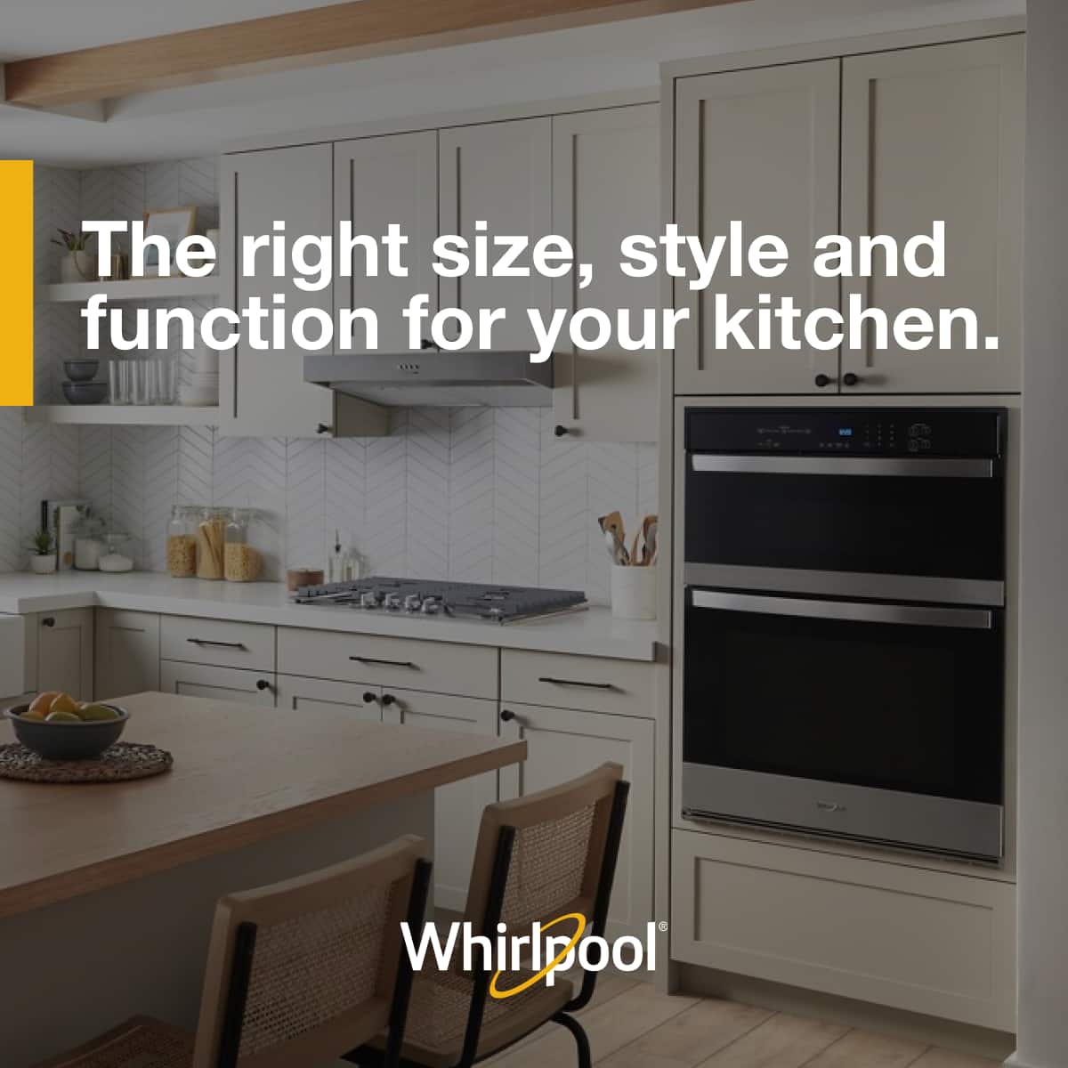 Whirlpool - 10.0 Total Cu. Ft. Double Self-Cleaning Wall Oven - Stainless Steel