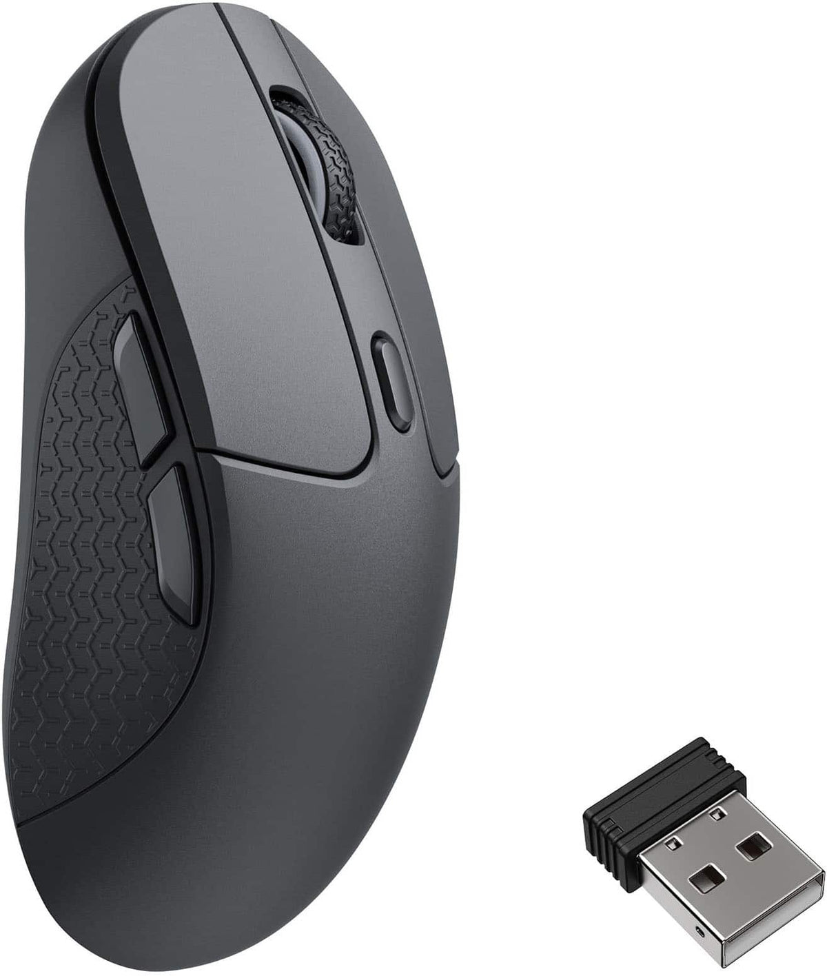Keychron - M3 Wireless Bluetooth Laser Gaming Mouse with 8K Polling Rate - Wired - Black