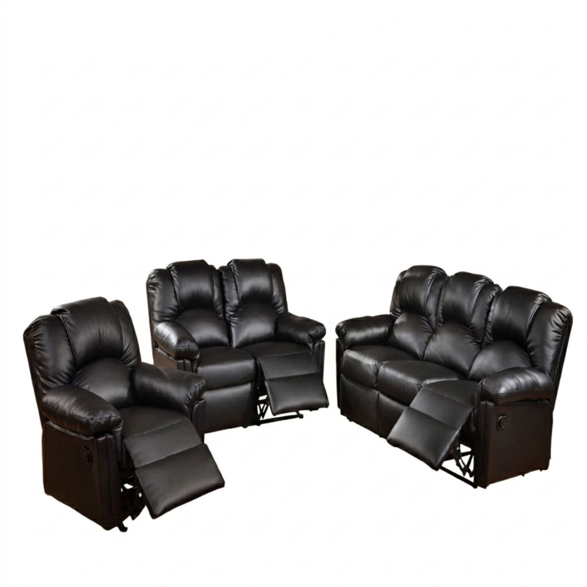 Juego de sala moderno, respaldo con cojín y reposabrazos con almohada