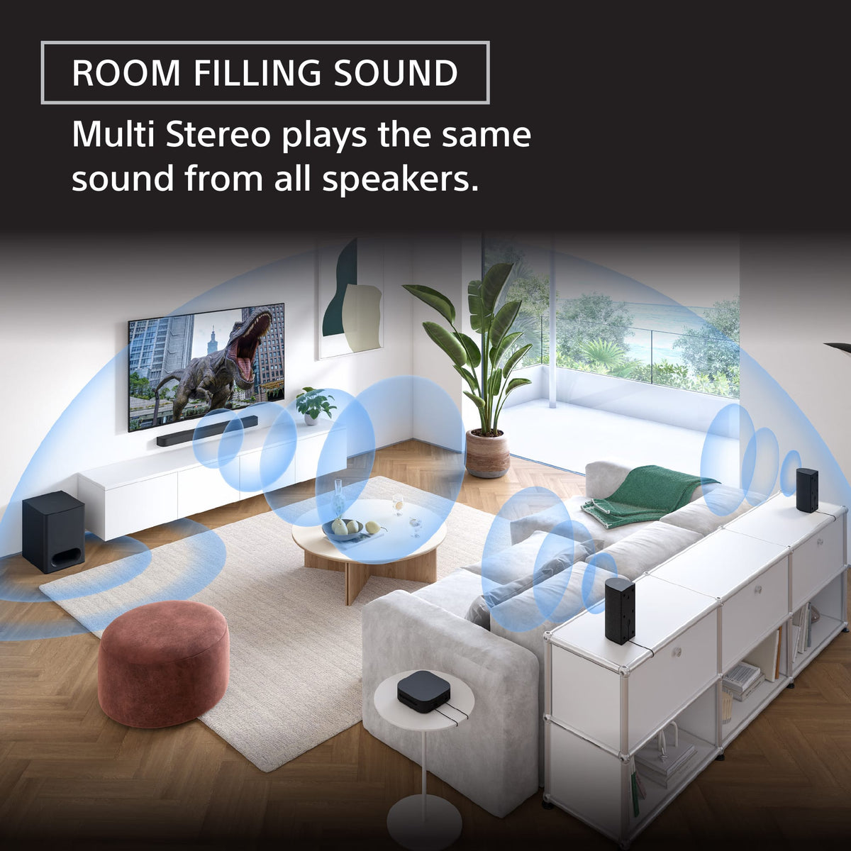 Sony - BRAVIA Theater System 6, 5.1ch with subwoofer, Dolby Atmos/DTS:X compatible - Black