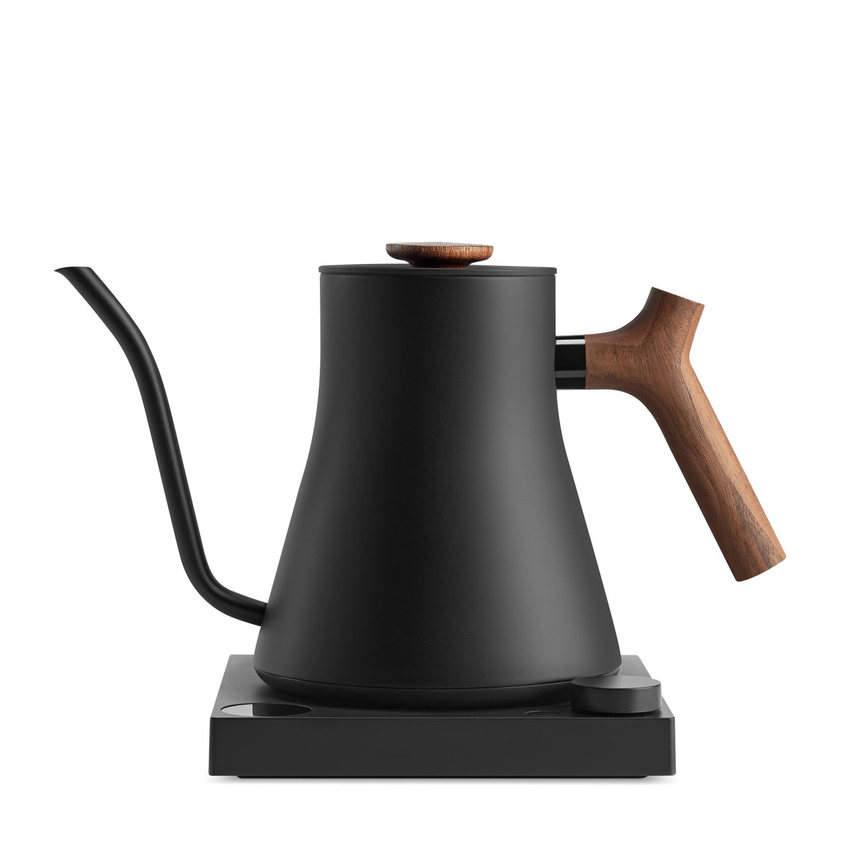 Fellow - Stagg EKG Pro Electric Kettle with Precicse Temperature Control, Quick Heating, Timer & Scheduling, for Coffee & Tea - Matte Black w/ Walnut