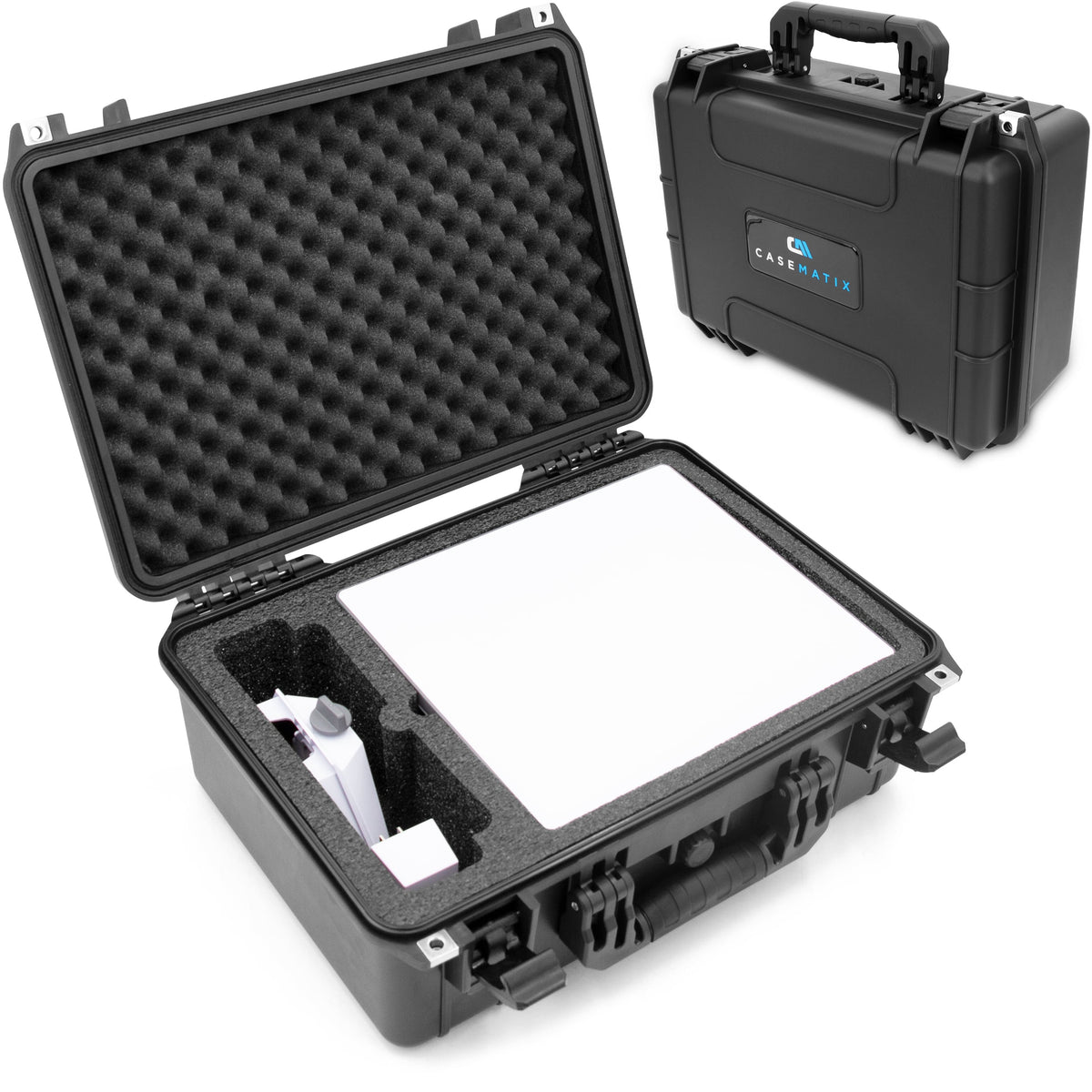 CASEMATIX - Waterproof Case for Starlink Mini Kit AC Dual Band Wi-Fi System and Accessories - Black