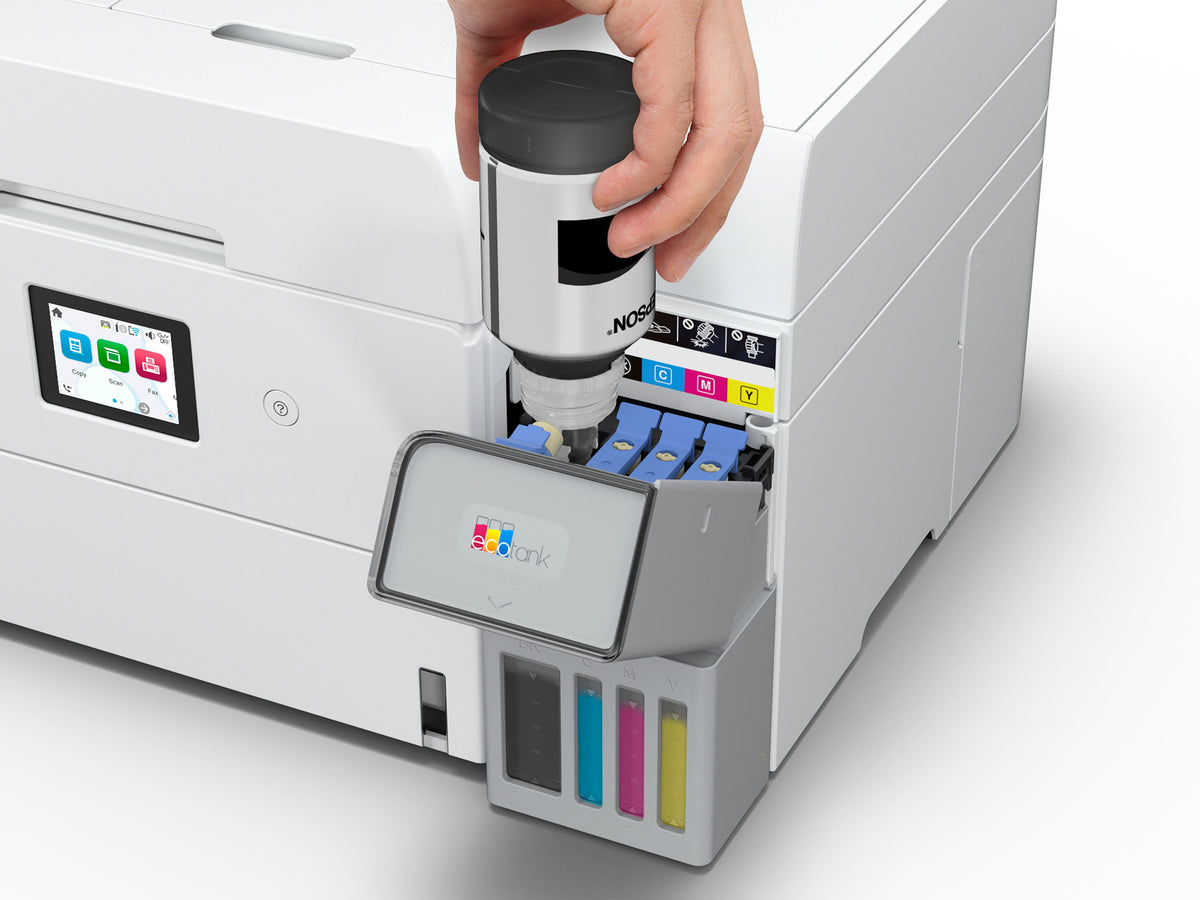 Epson - EcoTank ET-4950 Wireless All-in-One Color Supertank Inkjet Printer - White