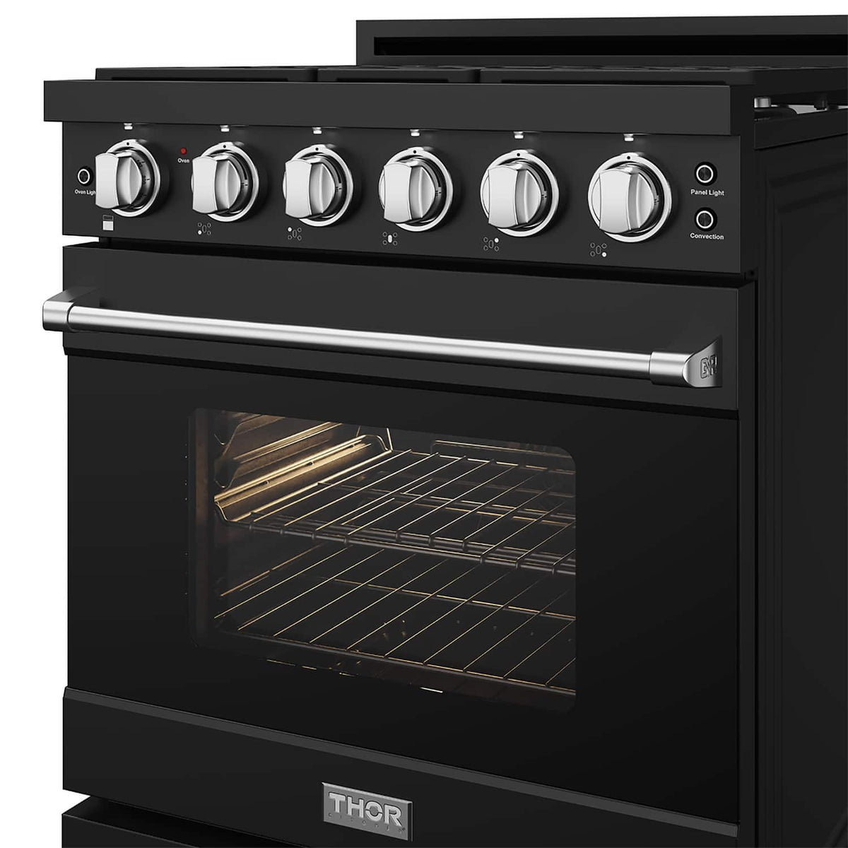 Gordon Ramsay Series by Thor Kitchen 4.55 Cu. Ft Freestanding Liquid Propane Gas Range with Stainless Steel Hardware - Black