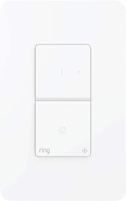 Ring - Smart Light Switch helps deter intruders, set routines, Amazon Sidewalk, no base station needed, neutral wire required - White