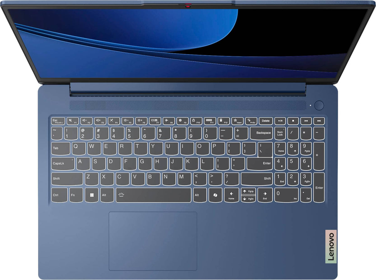Lenovo - IdeaPad Slim 3i 15.6" Full HD Laptop - Intel Processor N150 2024- 8GB Memory - 128GB UFS - Abyss Blue