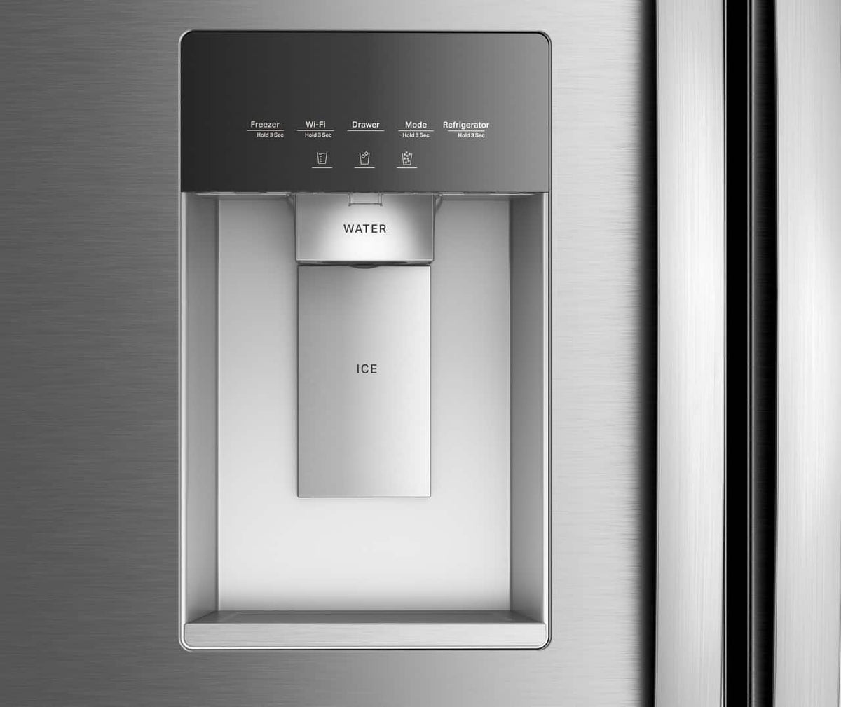 Whirlpool - 36 in. Wide 23 cu. ft. French Door Refrigerator with Dual Ice Makers - Fingerprint-Resistant Stainless Finish