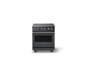 Viking - 30 in. Wide 4 Elements Pro 5 Series 4.7 Cu. Ft. Freestanding Induction Convection Range - Cast Black