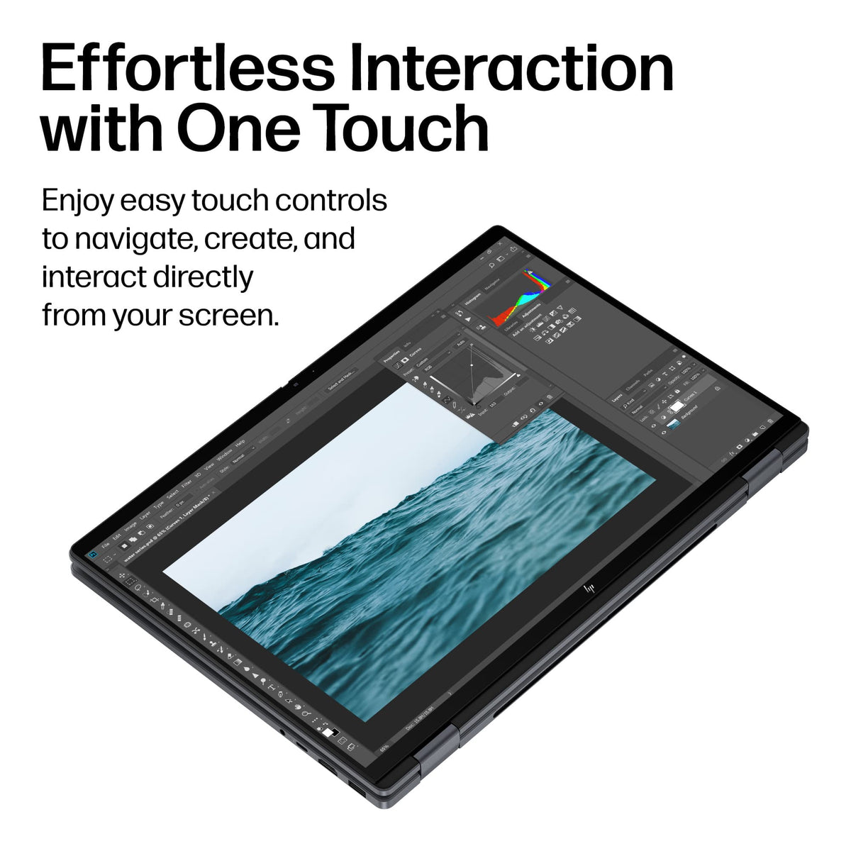 HP - OmniBook X Flip 2-in-1 - 16" 2K OLED Touchscreen Laptop - Intel Core Ultra 7 (2026) - 16GB Memory - 1TB SSD - Copilot+ - Eclipse Gray