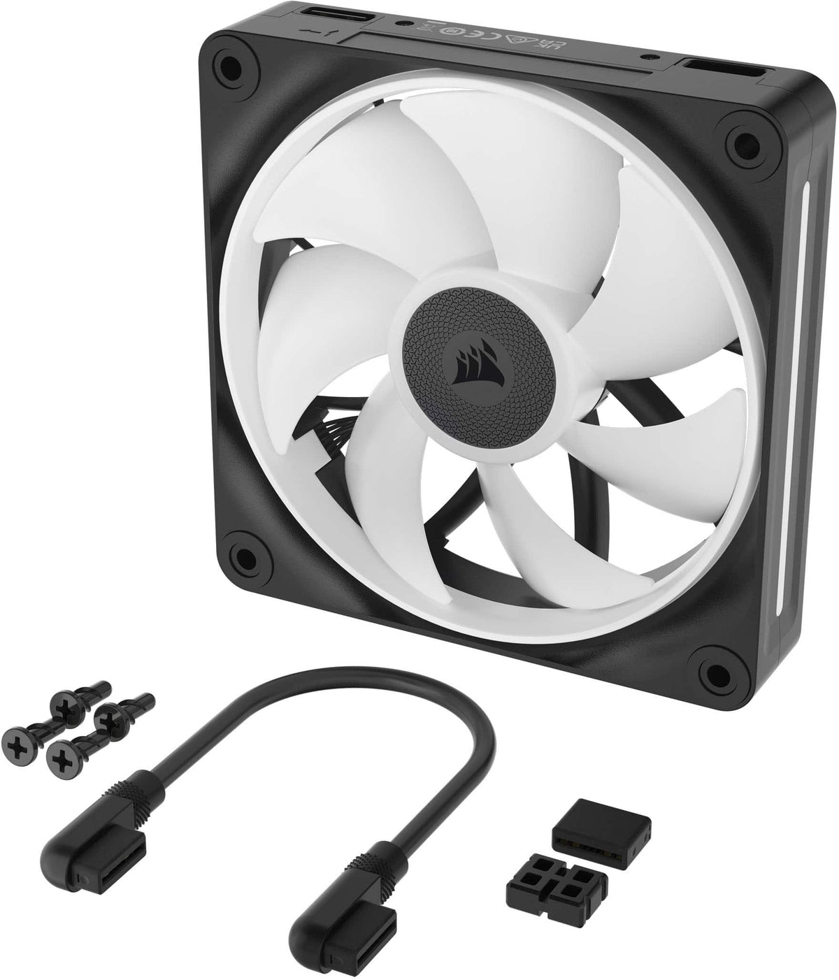 CORSAIR - iCUE LINK LX120 RGB 120mm PWM Single Case Fan Expansion - Black