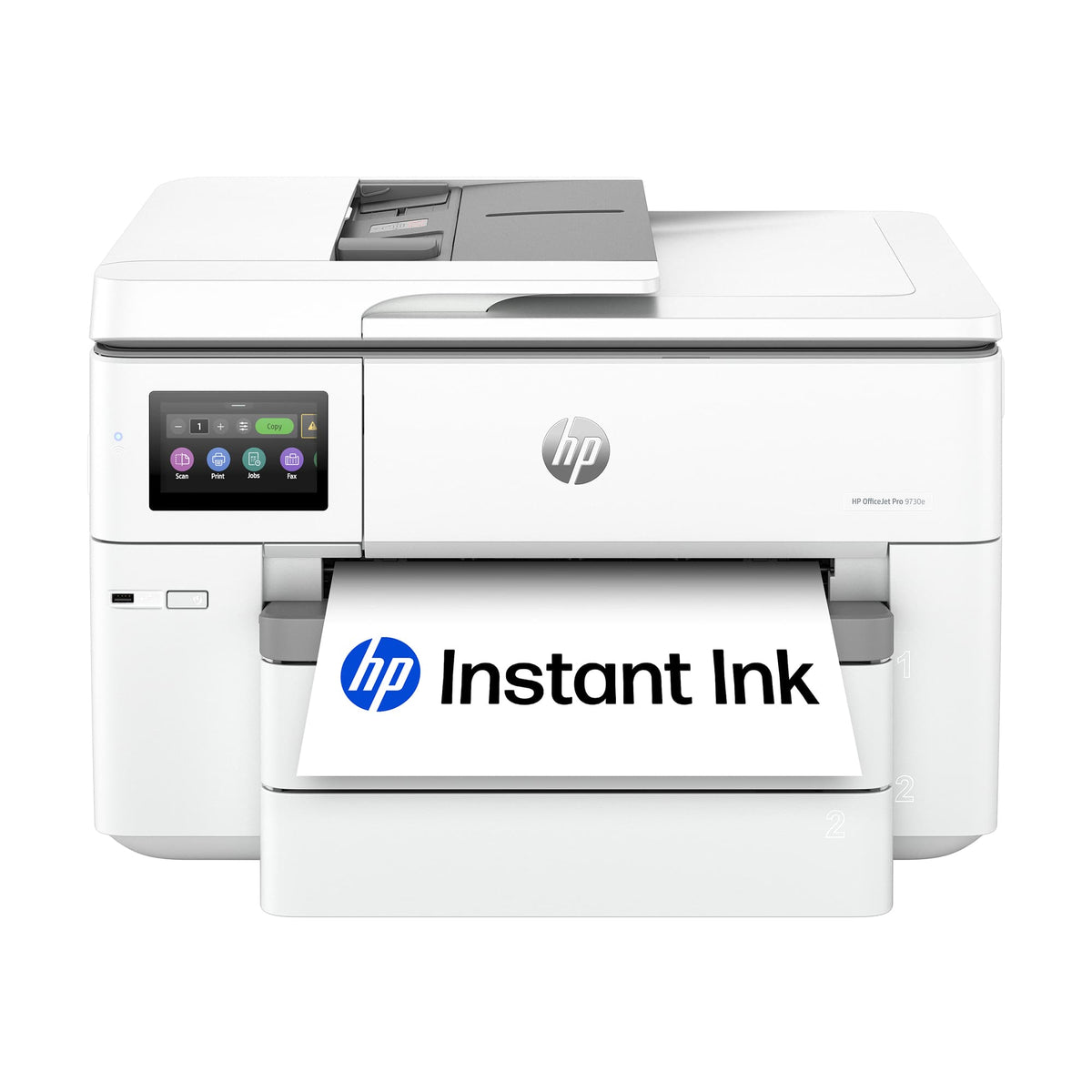 HP - OfficeJet Pro 9730e Wireless AI-Enabled Wide Format AiO Inkjet Printer w/ 3 Months of Instant Ink - White