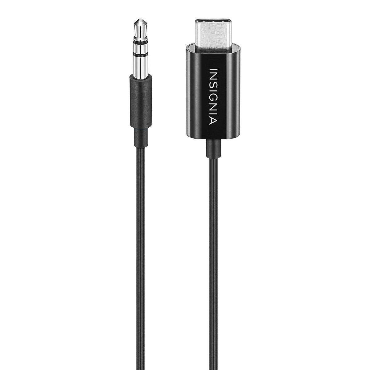 Insignia™ - 3’ USB-C to 3.5 mm Cable - Black