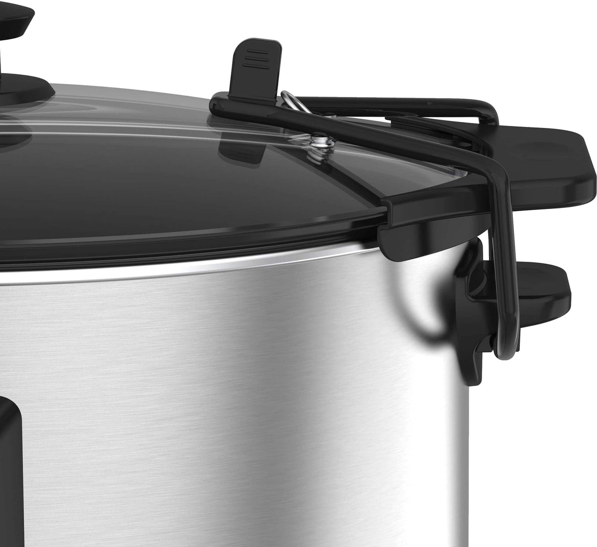 bella PRO - 7-qt. Programmable Slow Cooker with Searing Function - Stainless Steel
