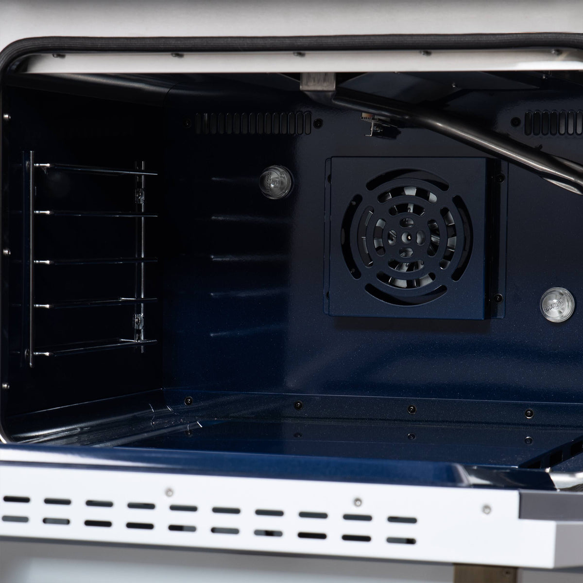 Forno Appliances - 48 in. Wide 8 Burner Massimo 6.58 Cu. Ft. Freestanding True Convection Gas Range with Air Fryer Kit, Wok Support - White