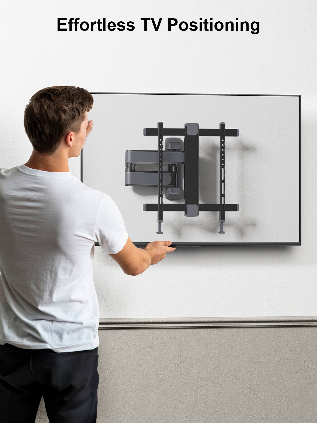 ErgoAV - 39"-65" Full Motion TV Mount - Black