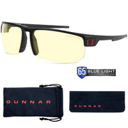 GUNNAR - Torpedo Computer Glasses with Blue Light Reduction , Amber Lenses - Onyx