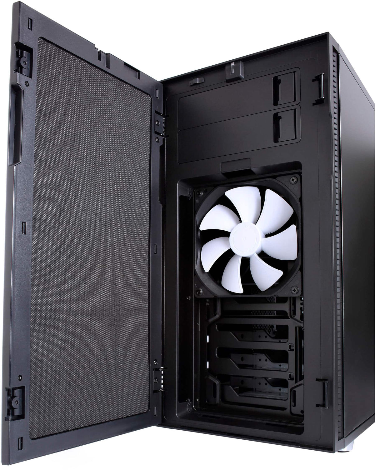 Fractal Design - Define R5 Black Silent ATX Mid-Tower PC Case - Black