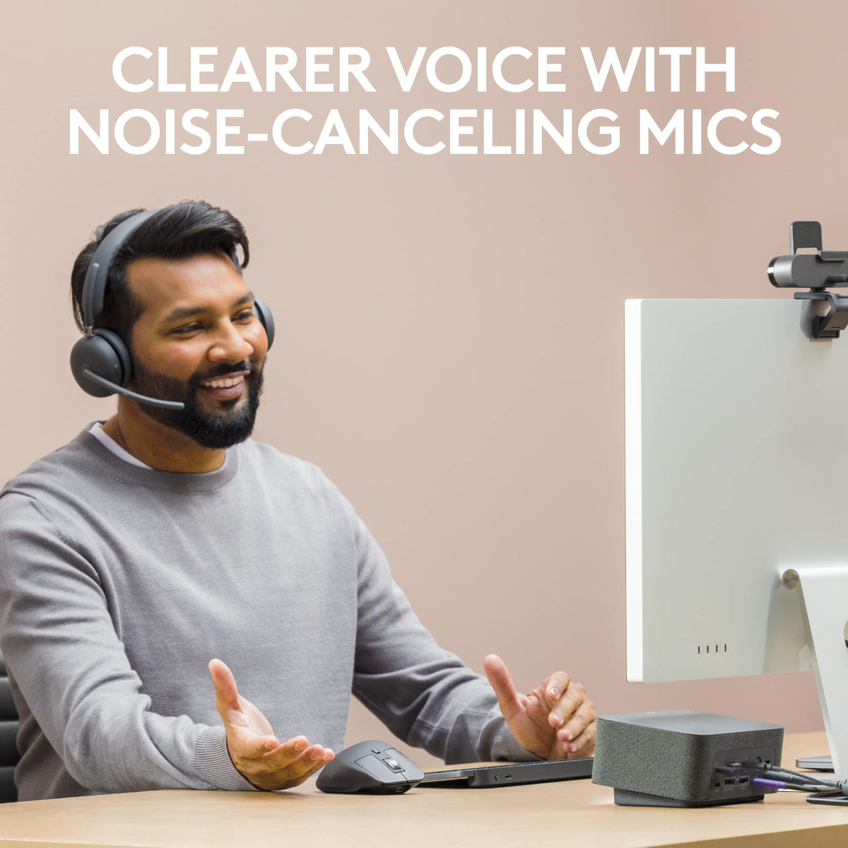 Logitech - Zone Wireless 2 Premium Noise Canceling Headset, Certified for Microsoft Teams over Native Bluetooth - Graphite