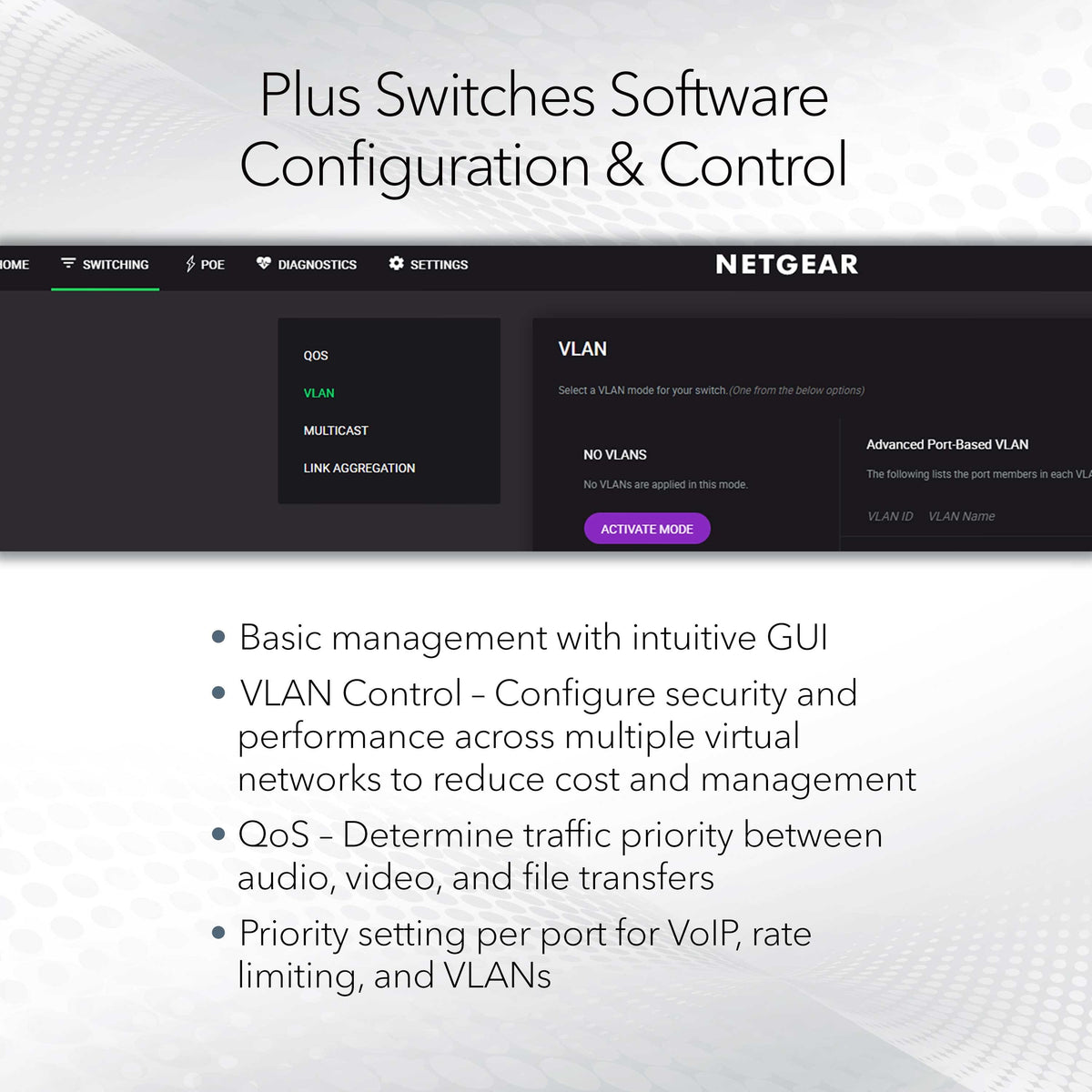 NETGEAR - Plus Series 8-Port Gigabit Ethernet Switch - Gray