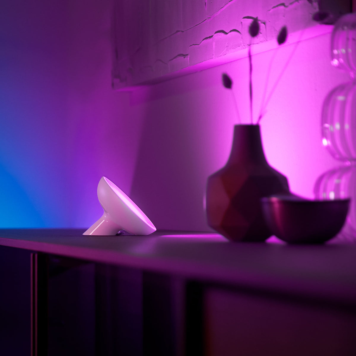 Philips - Hue Bloom Table Lamp - White and Color Ambiance