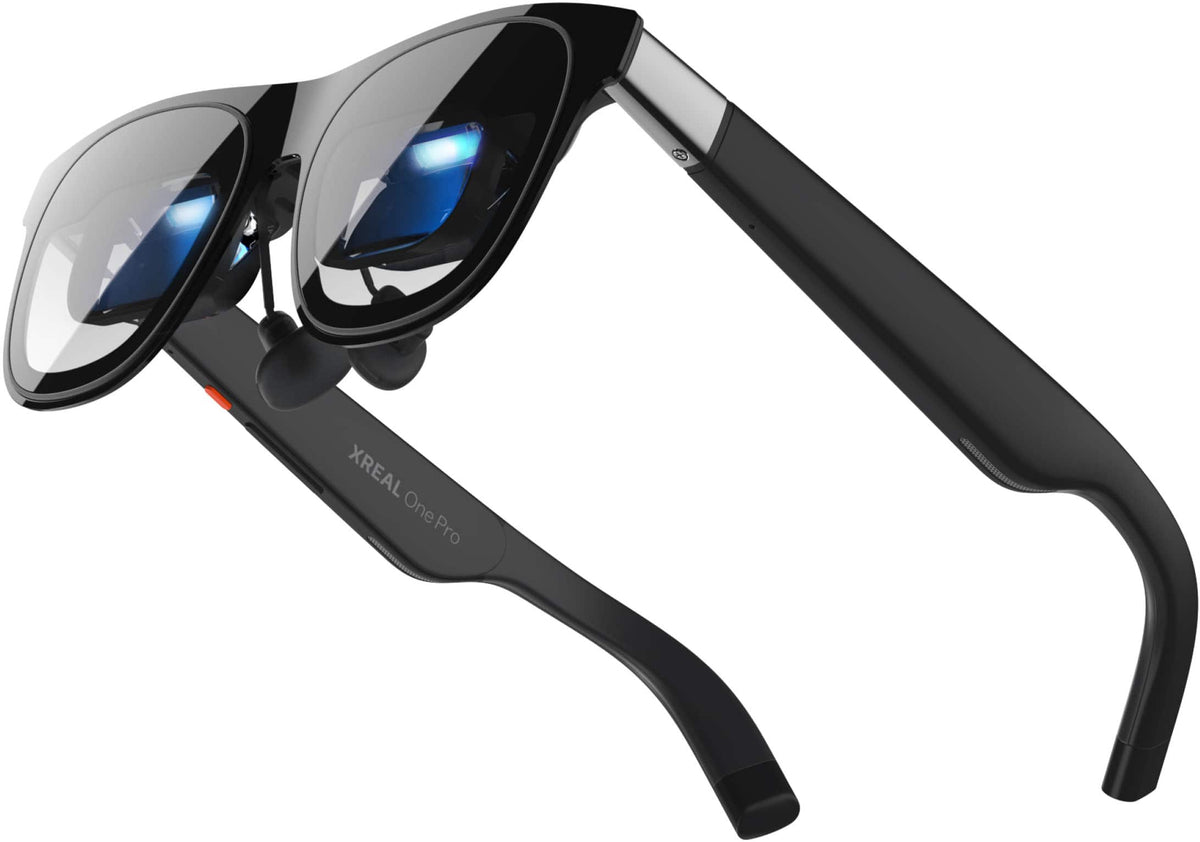 XREAL - ONE PRO AR Glasses w/X1 Chip, 171" FHD 120Hz Display w/Sound by Bose for iPhone16/15, Steam/ROG, Mac/PC/Android/iOS - 57-66mm IPD