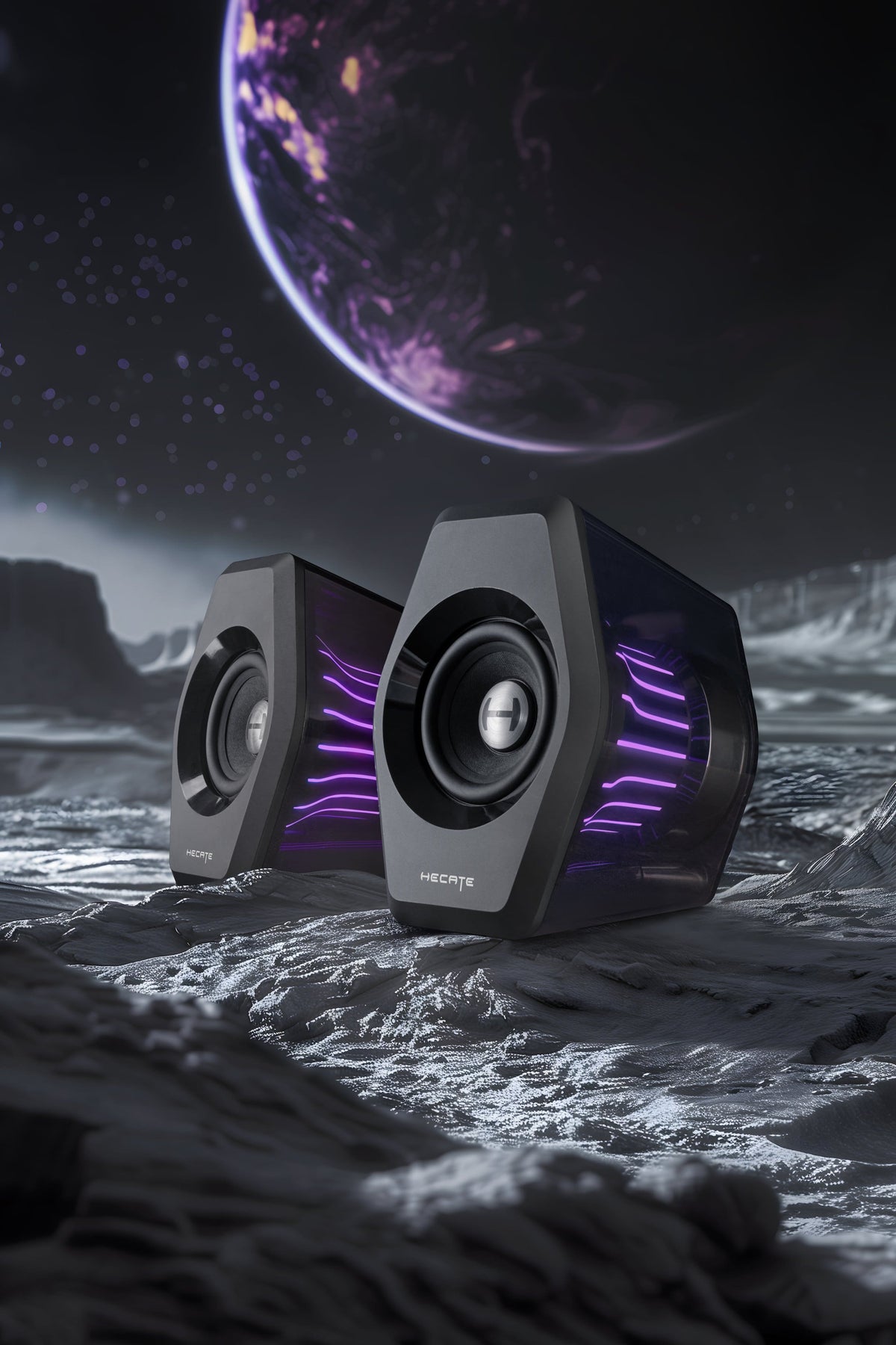 Edifier - G2000 Pro 2.0 Bluetooth Gaming Speakers with RGB Lighting (2-Piece) - Black