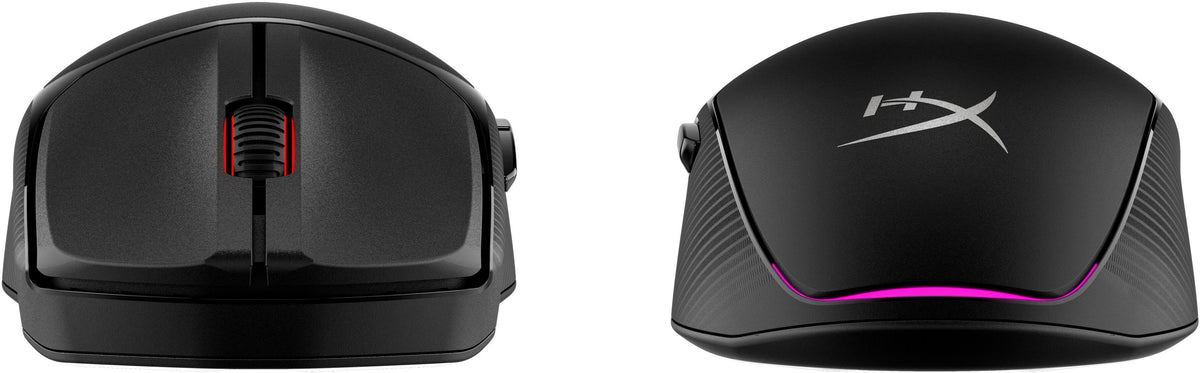 HyperX - Pulsefire Fuse Lightweight Wireless Optical Gaming Mouse with RGB Lighting - Wireless - Black